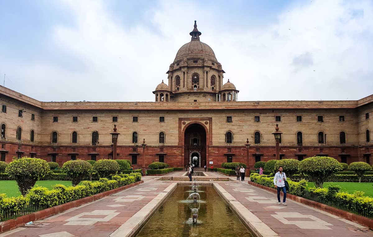 North Block of the India Secretariat Buildings New Delhi