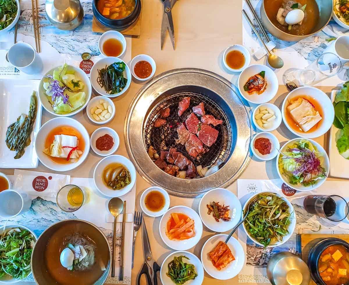 Korean barbecue in Busan
