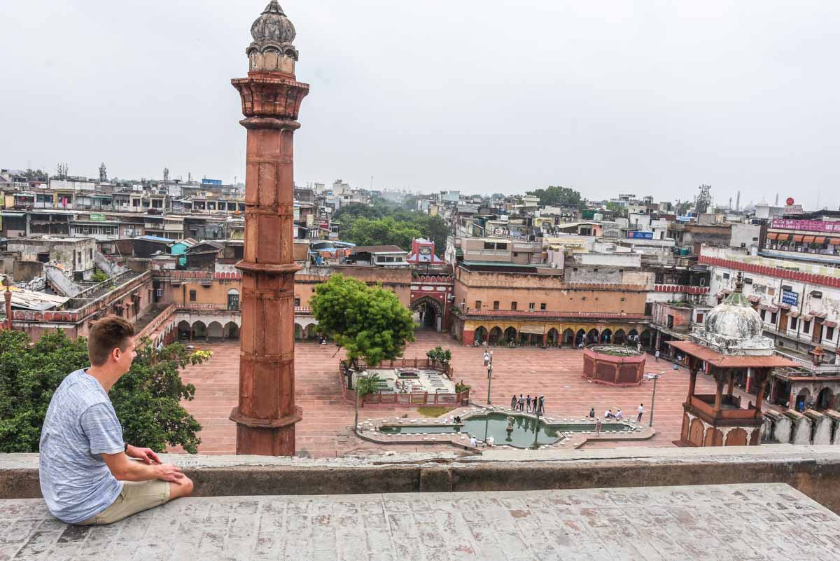View from the Chandni Spice Market over Fetahpuri Masjid