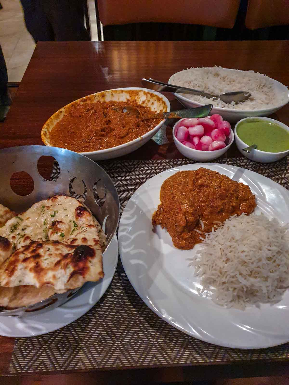 Murg Lababbda at Pinch of Spice Agra