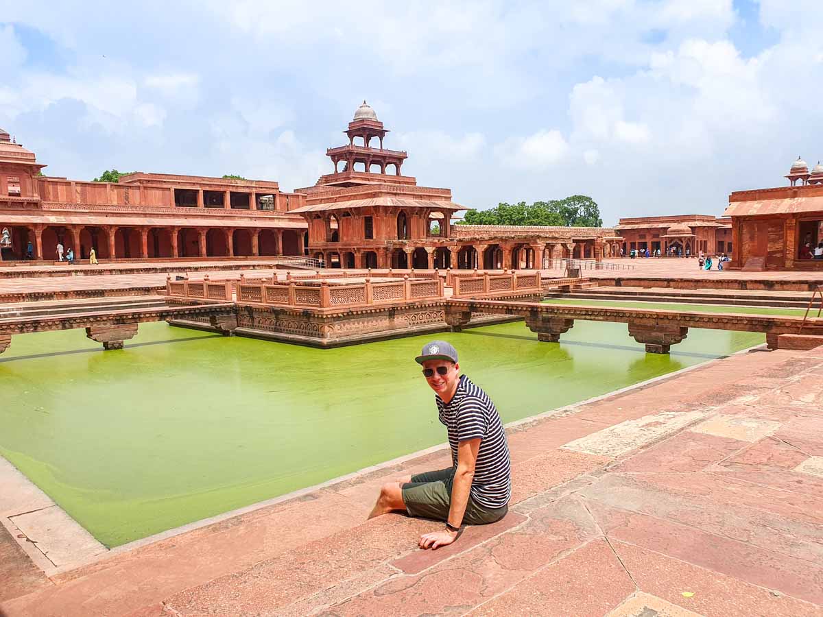 Tansen Chabutra pools at Fatehpur Sikri India