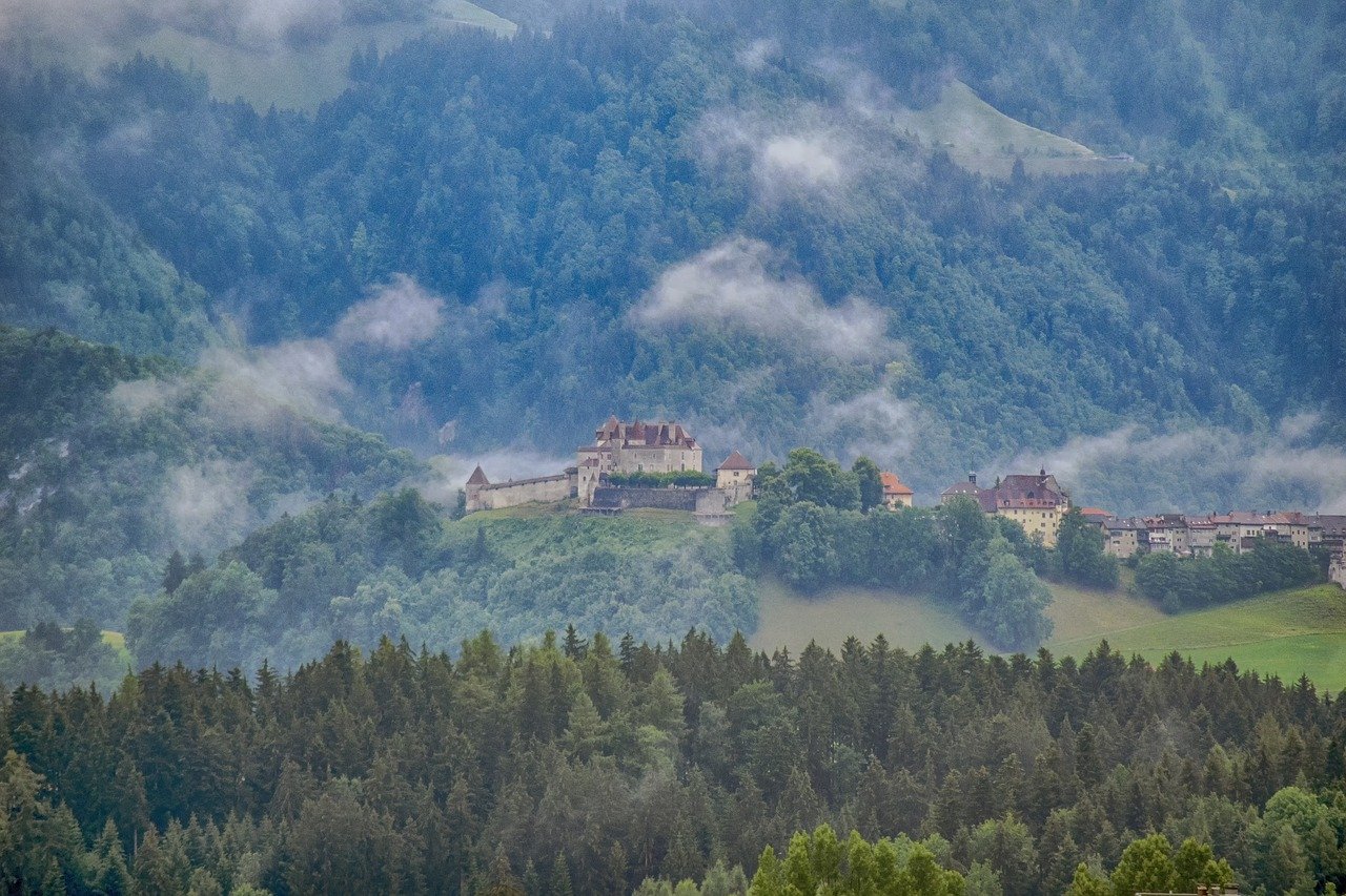 Castle Gruyeres Switzerland