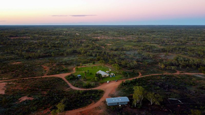 Kilcowera Station from the air-sm